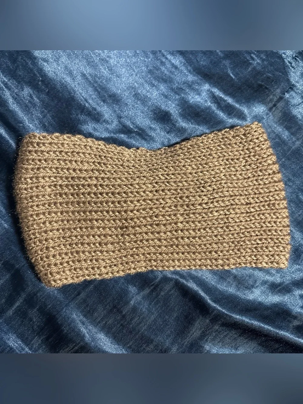 UGG Cable Knit Bow Ear Warmer Headband in Brown